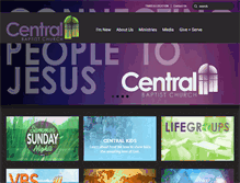 Tablet Screenshot of conwaycentralchurch.org